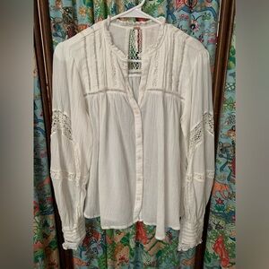 Free people boho blouse xs